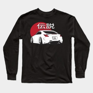 Classic White 350Z Long Sleeve T-Shirt